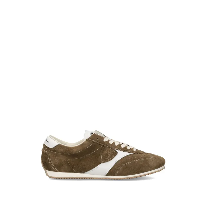 Philippe Model Planche Lateral-logo Suede “Green/White” | PNLU D005
