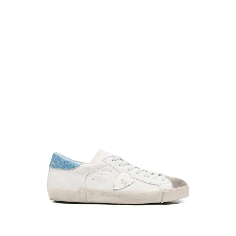 Philippe Model Mixage Logo Detail “White/Blue” | PRLU WX52