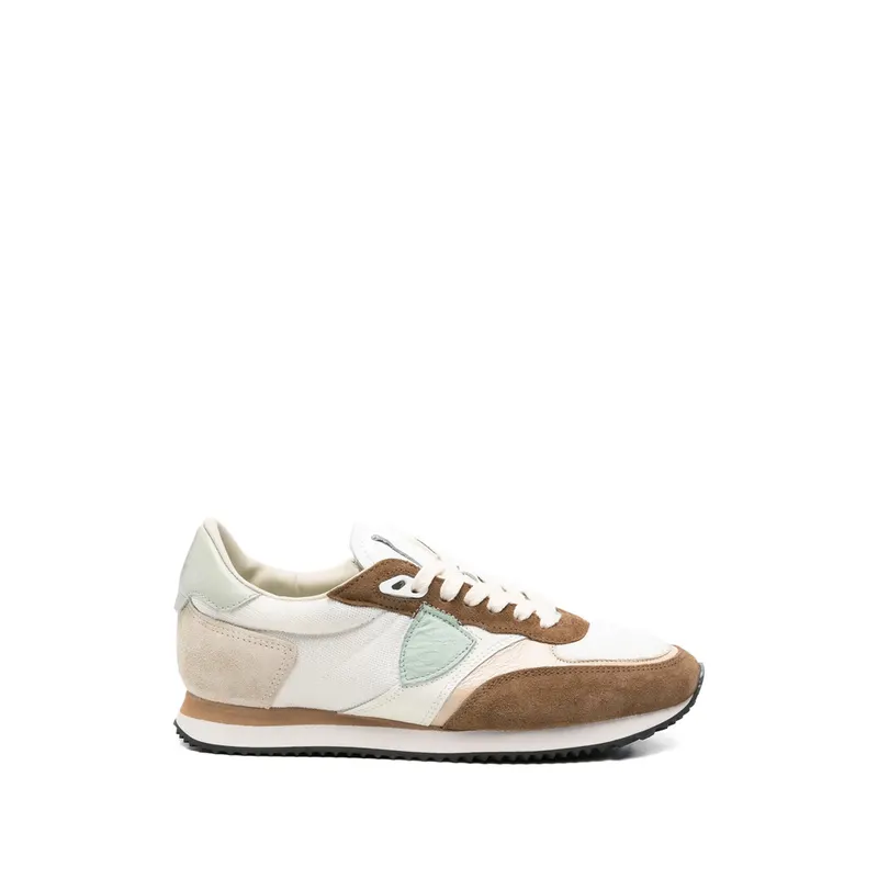 Philippe Model Blville Suede-panel “White/Brown” | BVLD WT01