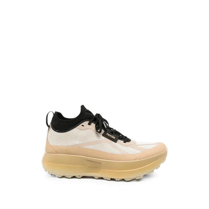 Norda Panelled Lace-up “Neutrals” | 055M STRAT