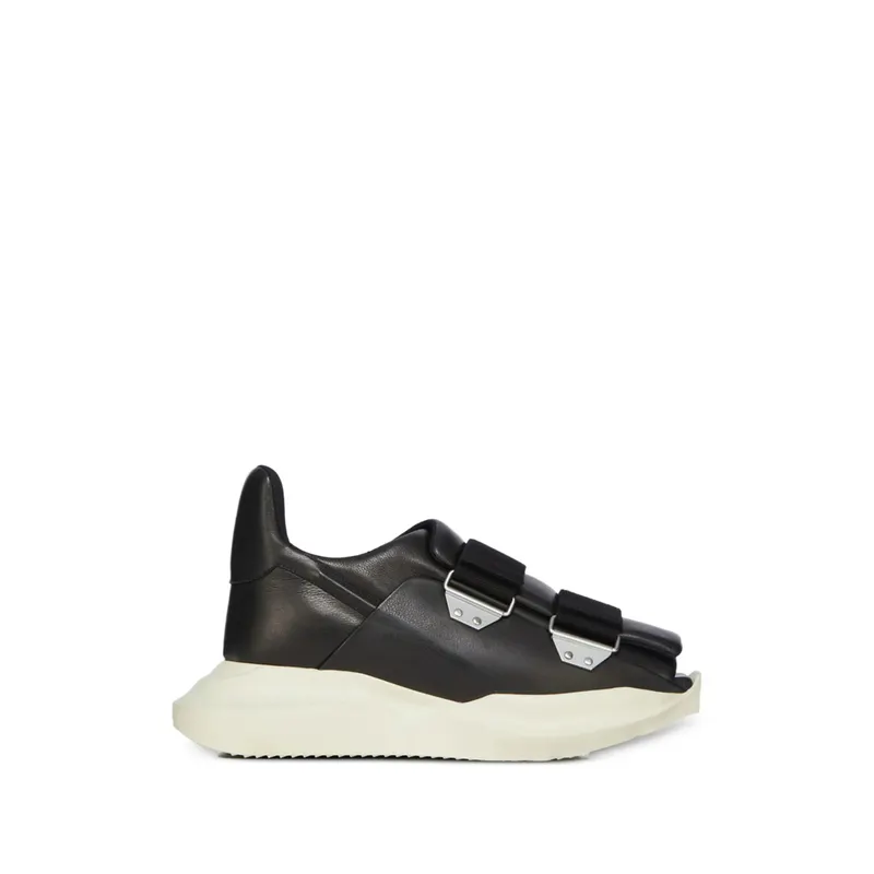 Rick Owens Temple Geth Touch-strap Leather “Black” | RR01F2816 LCN 91