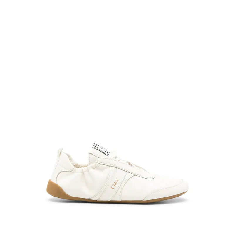 Chloé Kick Logo-print Lace-up “Neutrals” | 26A15RYJ 122