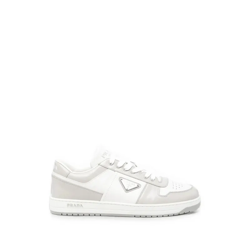 Prada Downtown Leather “White/Grey” | 2EE364 F D003 3LKG F0W5V