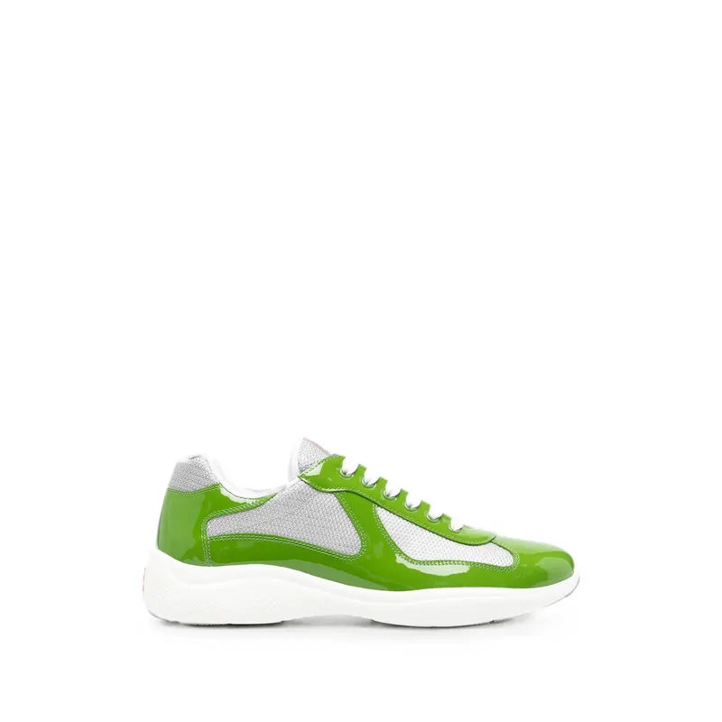 Prada Patent-leather “Green/Grey” | 4E3400 F G000 ASZ F0F7S