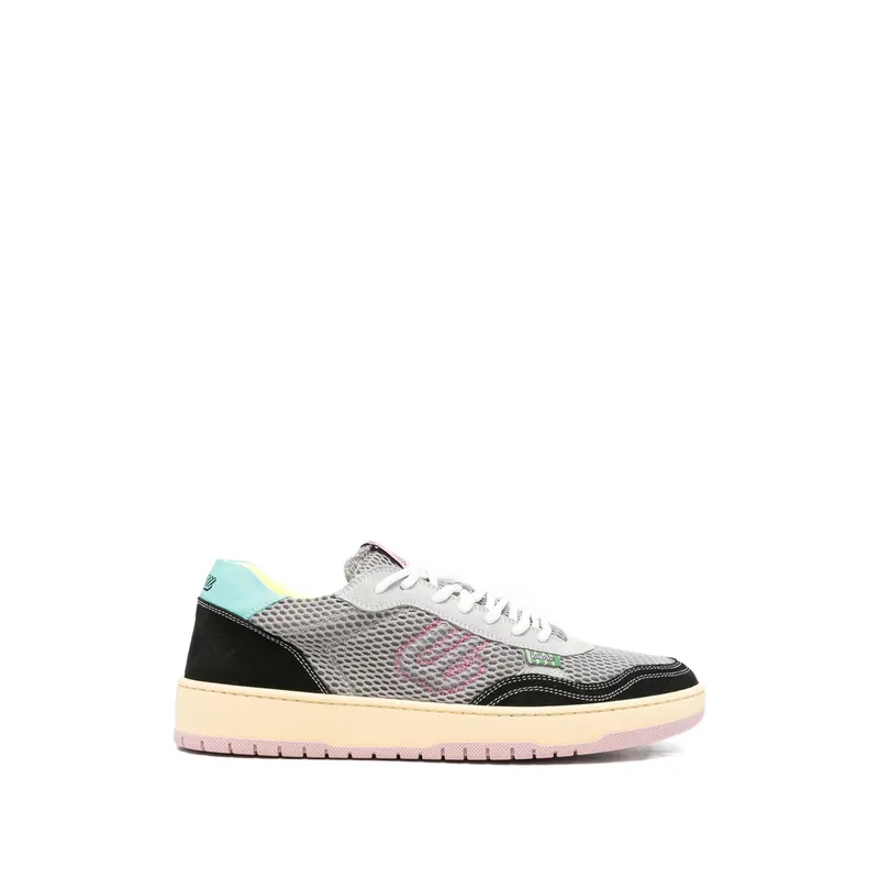 Evenu Equal Mesh-panelled Suede-trim “Grey/Black” | EQUAL SPSFO
