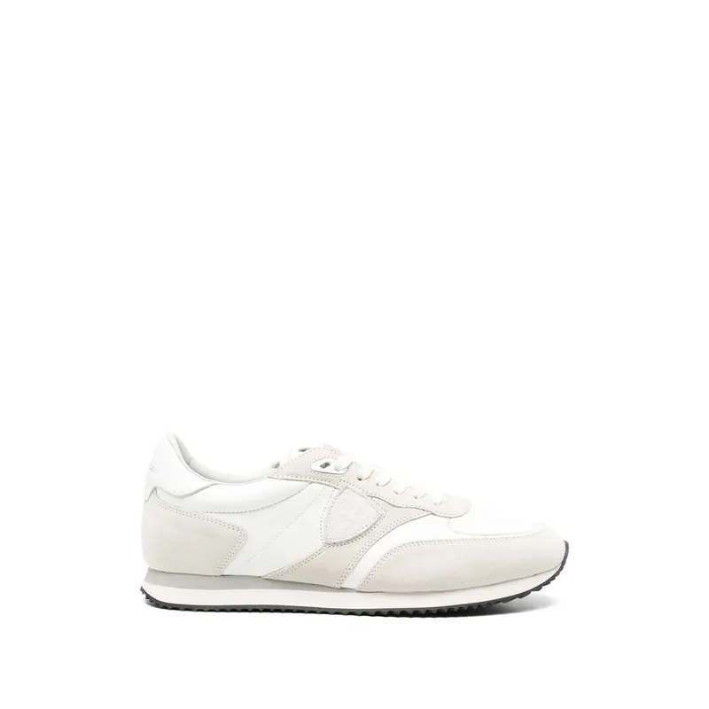 Philippe Model BLVille Panelled Logo-patch “White/Neutrals” | BVLU VD16