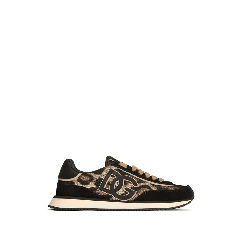 Dolce & Gabbana Leo-print Fabric DG Cushion “Brown/Black” | CK2288 A3L89 HY13M