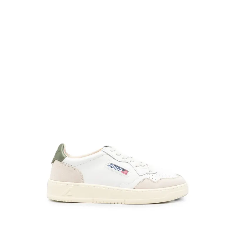 Autry Medalist Suede-panel “White/Neutrals” | AULM LS17