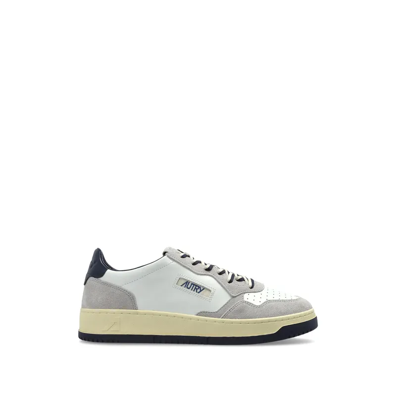 Autry Medalist Suede-panel “White/Grey” | AULM BW04