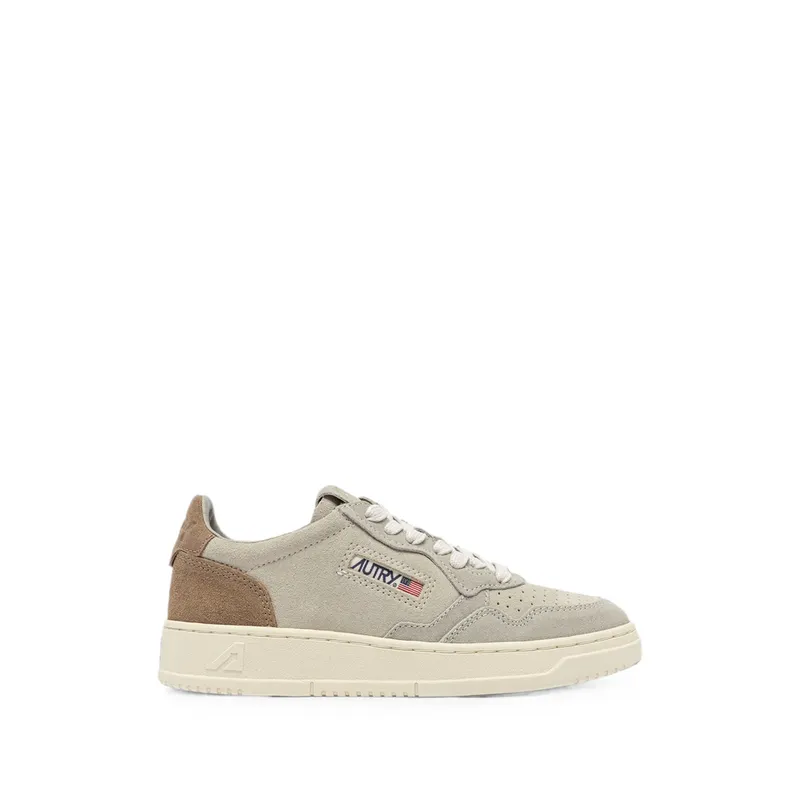 Autry Medalist Low Perforated-toe Suede “Grey” | AULM TS37