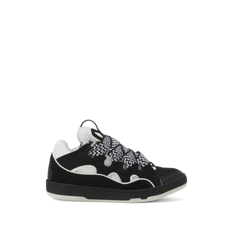 Lanvin Zigzag Lace-up “Black/White” | FU-SKDK12 BICO-E25 1000