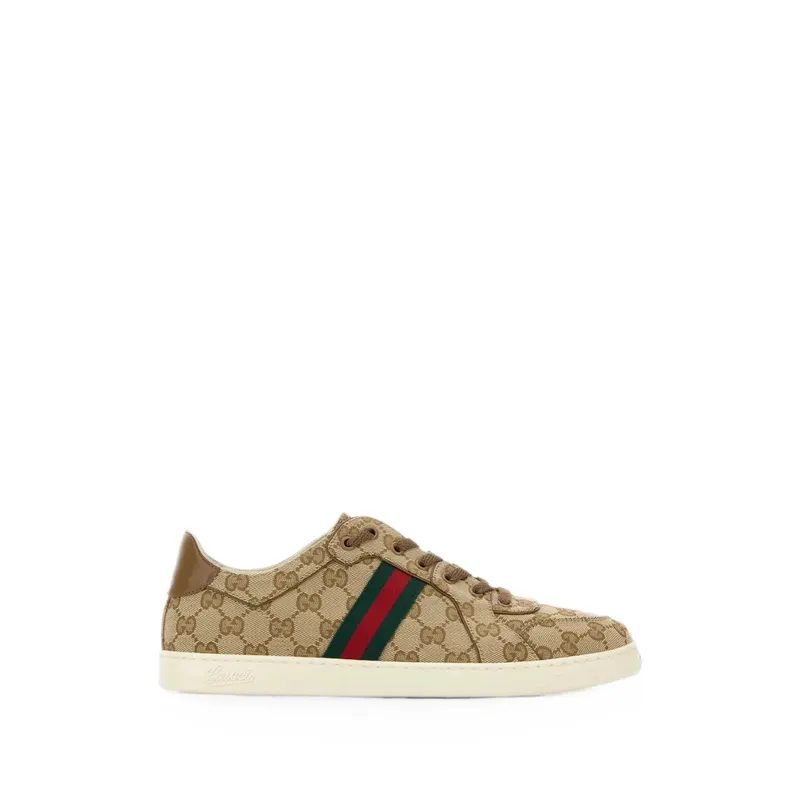 Gucci Stretch Low-top “Neutrals/Brown” | 871608 FAF48 9644