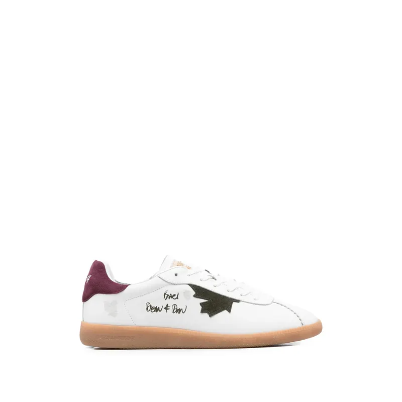 Dsquared2 Dsquared2 Rebel Maple-leaf Leather “White” | SNM0468 18908285 M4018