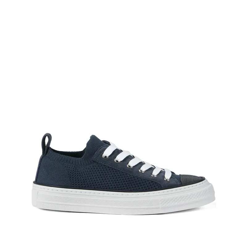Brunello Cucinelli Knitted “Blue” | MZ35G2650 C4224