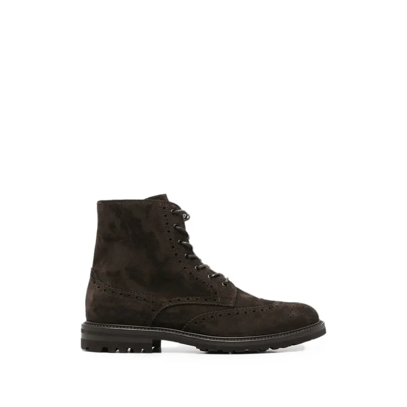 Henderson Baracco Brogue-detail Lace-up “Brown” | 86505.S.0 MODIC