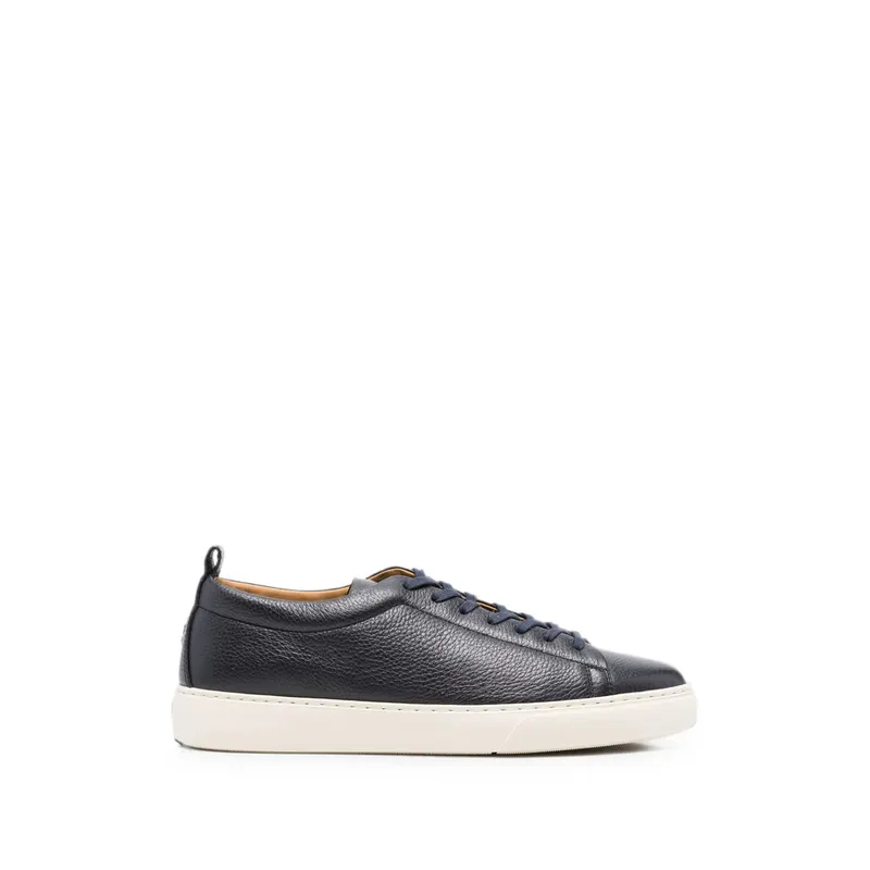 Henderson Baracco Grainy Leather “Blue” | COLBY.C.1 BLU