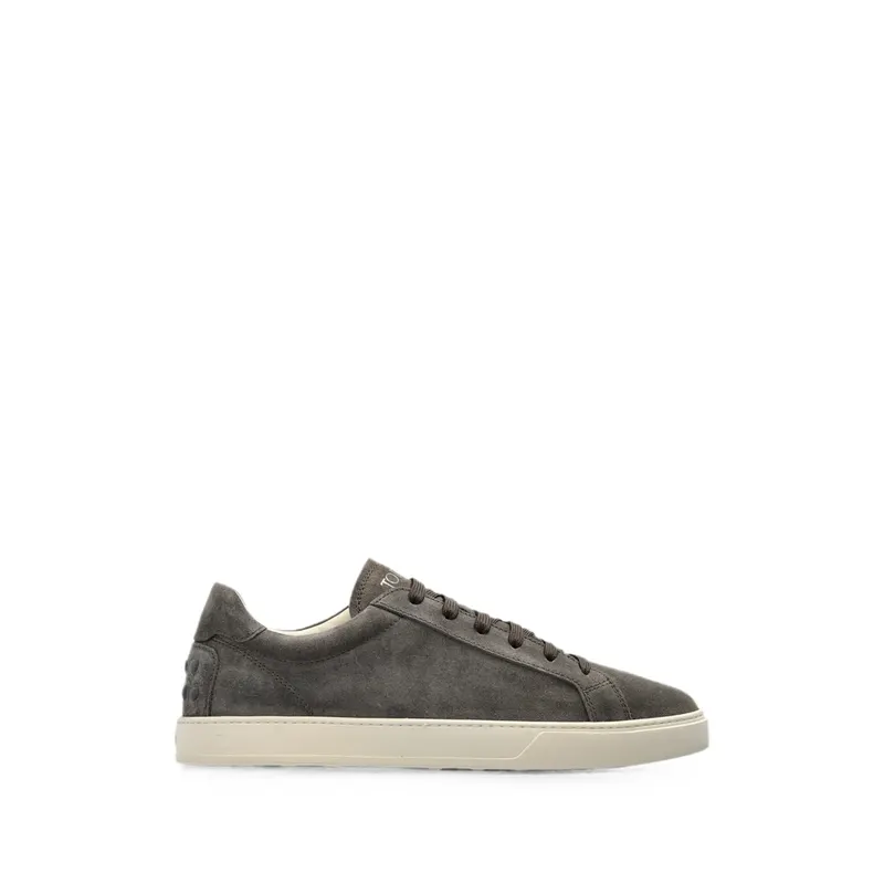 Tod’s Suede Logo-embossed “Grey” | XXM04L0HZ40R E0S614