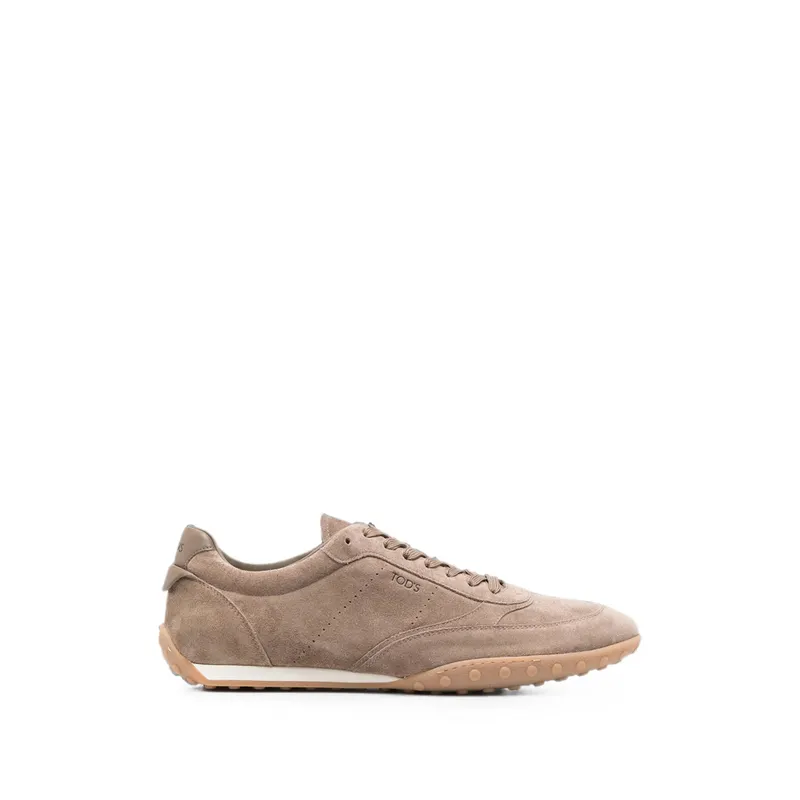 Tod’s Logo-detail Suede “Neutrals” | XXM13M0KO30V NW81RD