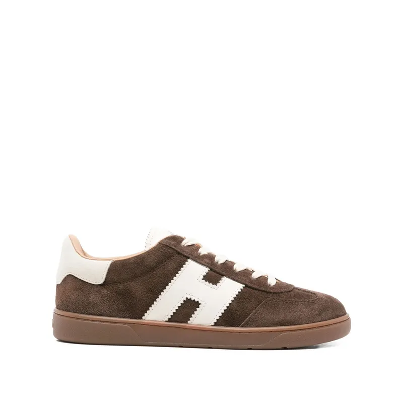 Hogan Cool Logo-patch Leather “Brown” | HXW6470FB60U HK02FJ