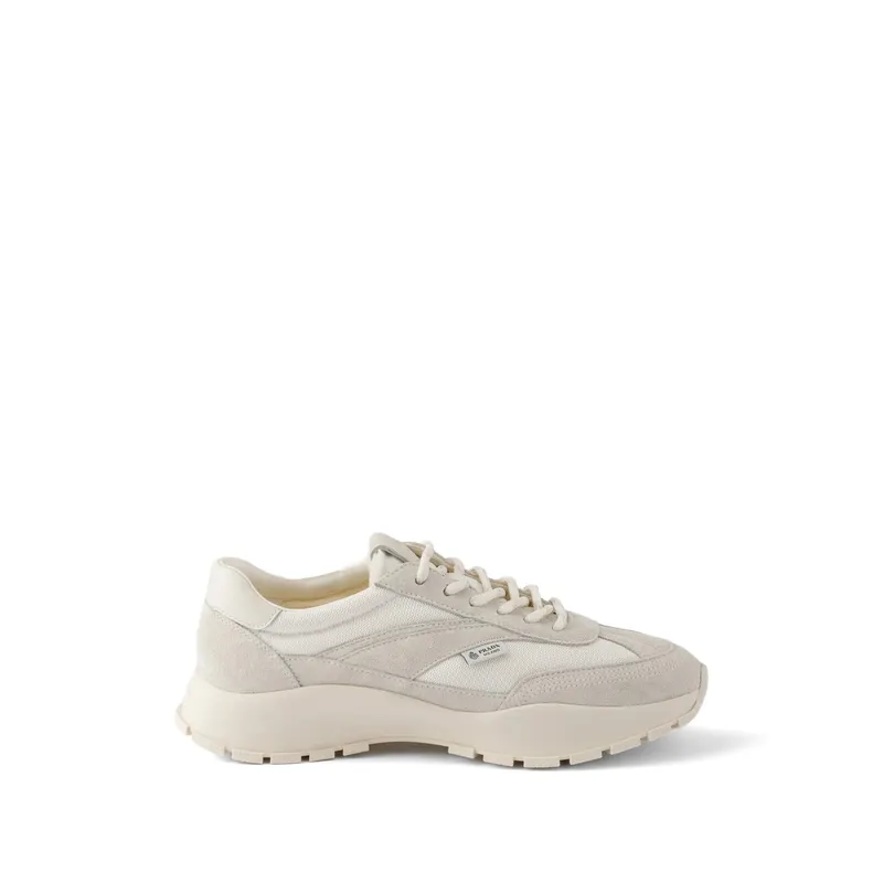 Prada Mesh Fabric and Suede “Neutrals” | 1E503O F 045 3ZO7 F0009