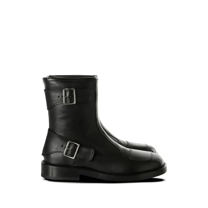 Ann Demeulemeester Buckle-strap Leather “Black” | B0013362 LT177 099