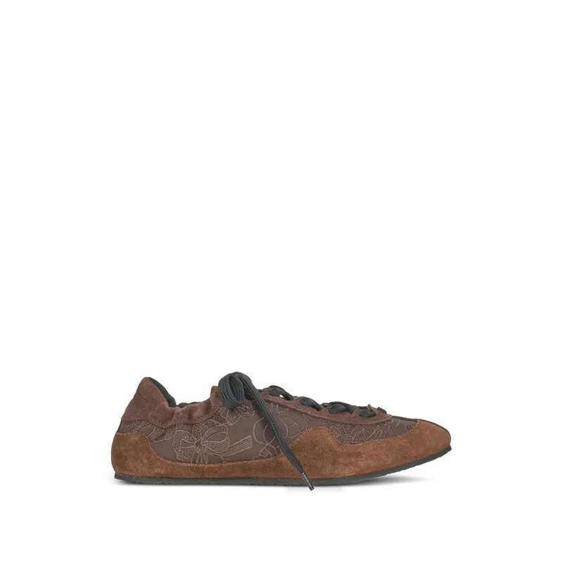Cecilie Bahnsen Blaise Floral-embroidered “Brown” | FTW30001 BLAISE BROWN