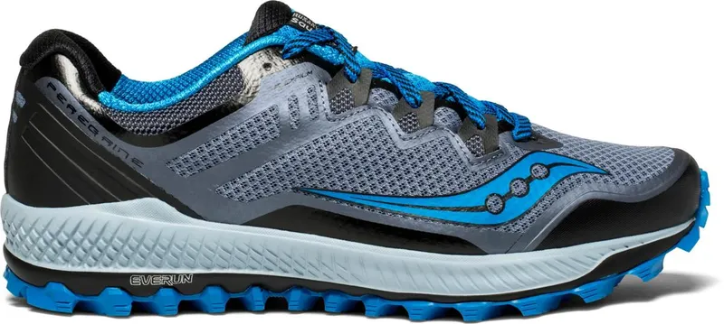Saucony Peregrine 8 “BLACK/GREY/BLUE” | S20424-2