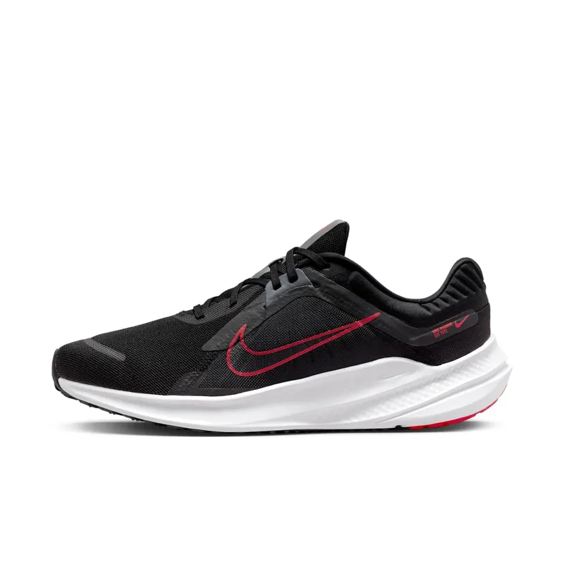 Nike Quest 5 Black Smoke Grey University Red | DD0204-004