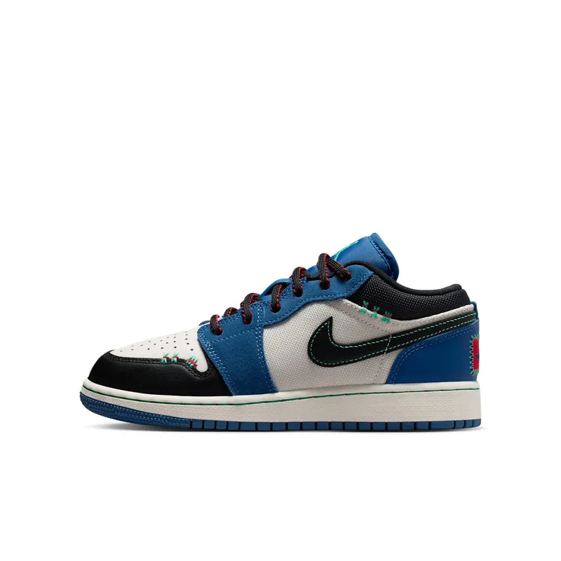 Jordan 1 Low SE GS “True Blue Black” | IO2062-400