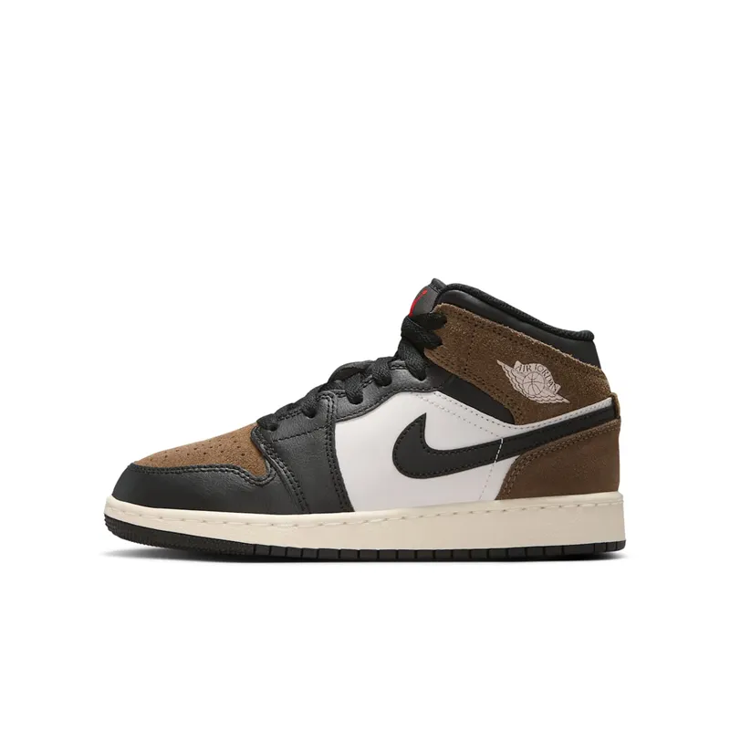 Air Jordan 1 Mid “Black / Palomino / University Red / Phantom” | DQ8423-007