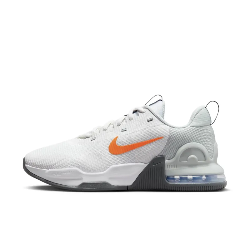 Nike Air Max Alpha Trainer 5 Summit White Bright Mandarin “Summit White / Light Silver / Iron Grey” | DM0829-103