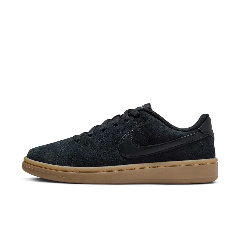 Nike Court Royale 2 Low Suede Black White | CZ0218-001