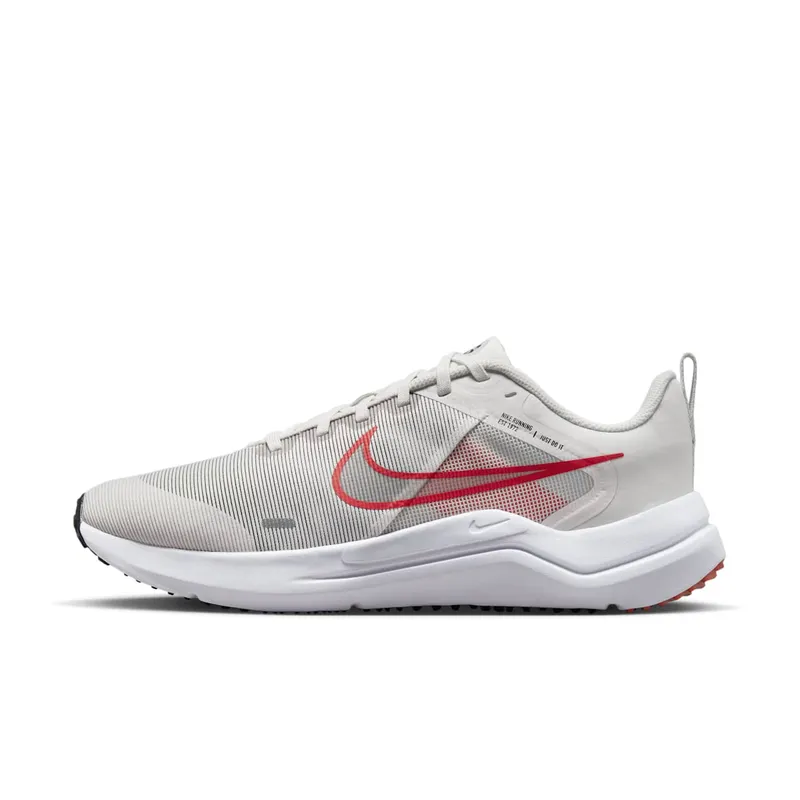 Nike Downshifter 12 Platinum Tint Crimson Black | DD9293-009