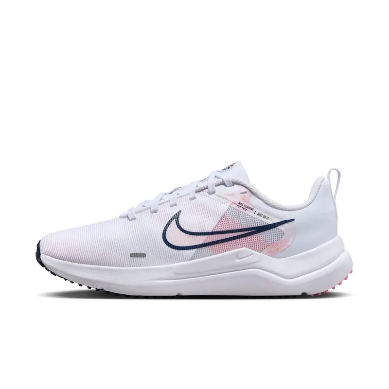 Nike Downshifter 12 PRM White Midnight Navy Pearl Pink | DX7885-100