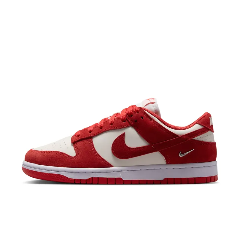 Nike Dunk Low “Sail White Metallic Silver Light Crimson” | IO4244-103