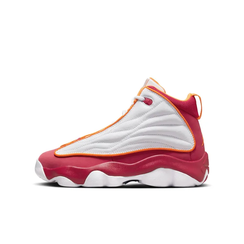 Jordan Pro Strong GS “White Cardinal Red Vivid Orange” | DC7911-168