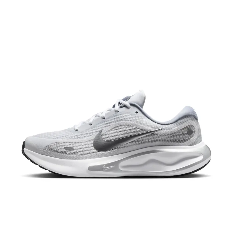 Nike Journey Run “White Black Ashen Slate Metallic Silver” | FN0228-104