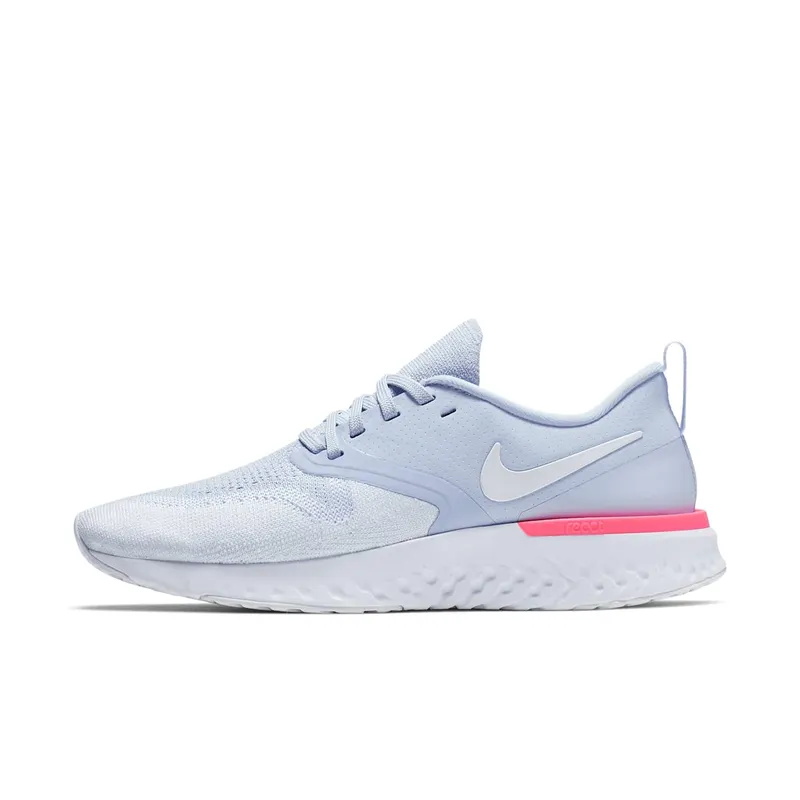 Nike Odyssey React 2 Flyknit Hydrogen Blue White Pink “Hydrogen Blue / White / Hyper Pink / Black” | AH1016-401