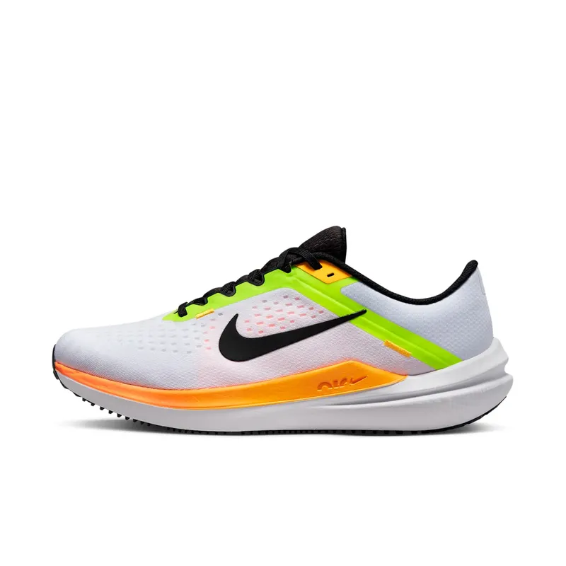 Nike Air Winflo 10 White Black Volt Laser Orange | DV4022-101