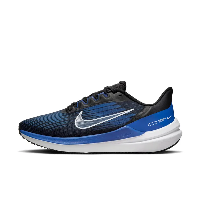 Nike Air Winflo 9 Black White Old Royal | DD6203-004