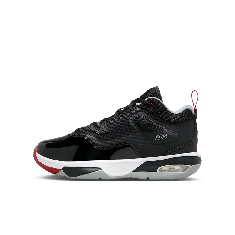 Jordan Stay Loyal 3 Black White Wolf Grey Varsity Red | FB9922-006
