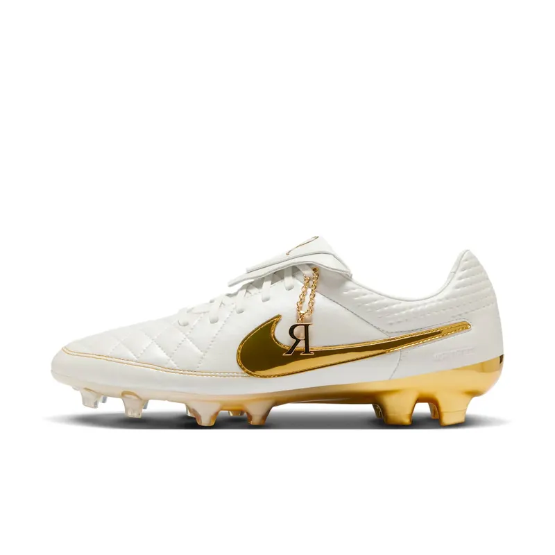 Nike x Ronaldinho Tiempo Legend SE Touch Of Gold “Metallic Summit White / Metallic Gold Coin” | IF4388-100