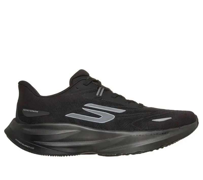 Skechers Aero Spark Sneaker Zwart/Houtskool | 246200_BKCC