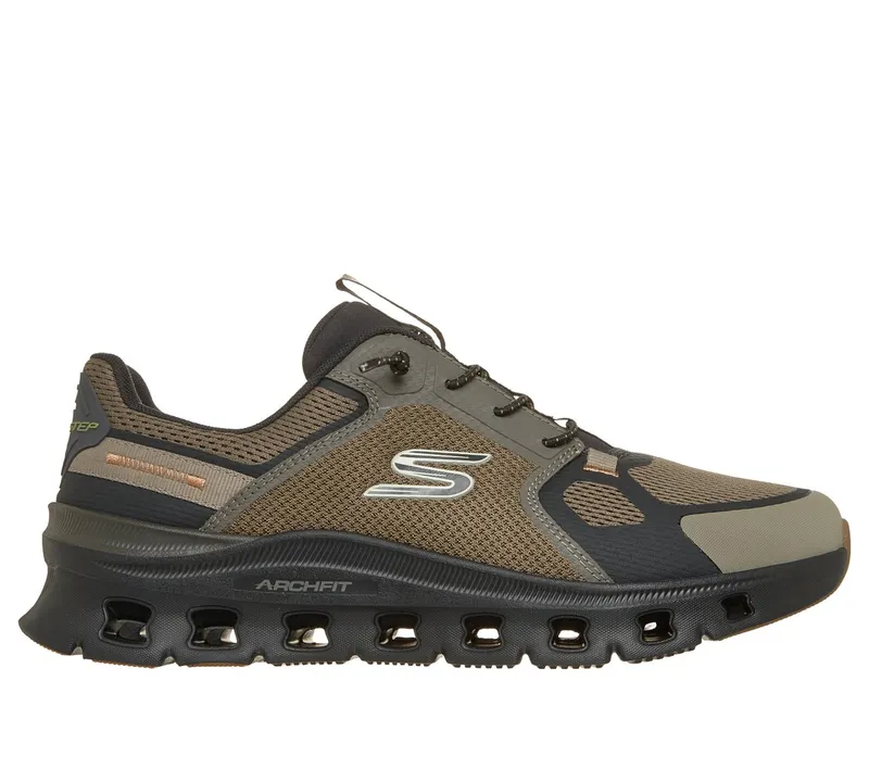 Skechers Arch Fit Glide-Step Pro – Fardoh Sneaker Olijf/Zwart | 233113_OLBK