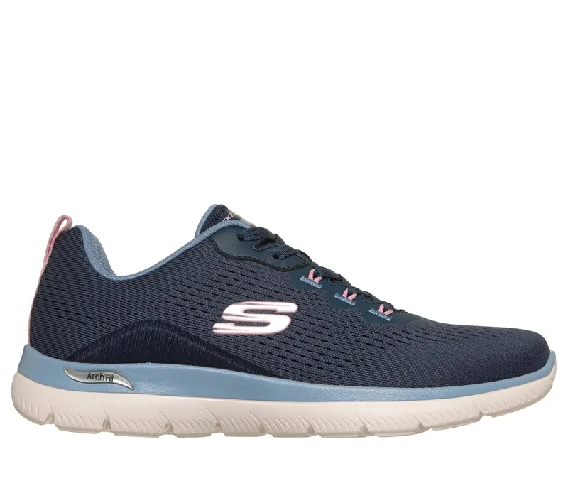 Skechers Arch Fit Summits – Daily Flow Sneaker Marine/Licht Blauw | 150754_NVLB