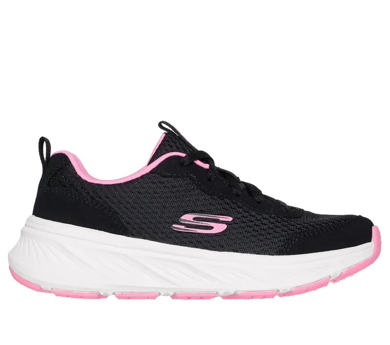 Skechers Edgeride Sneaker Zwart/Roze | 303982L_BKPK