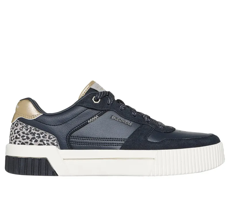Skechers Jade – Lustrous Luxury Sneaker Zwart | 185390_BKMT