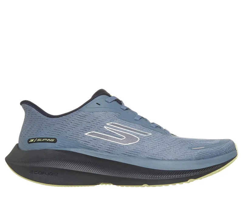 Skechers Slip-ins: Aero Pulse Sneaker Blauw/Limoen | 246220_BLLM
