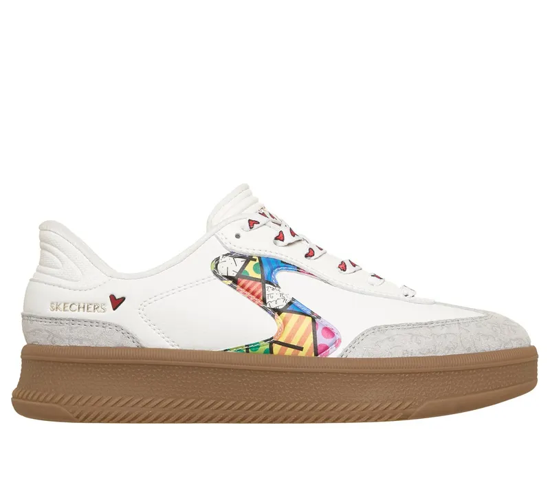 Skechers Slip-ins Britto: Hotshot HI – Britto Landscape Sneaker Wit | 185464_WMLT