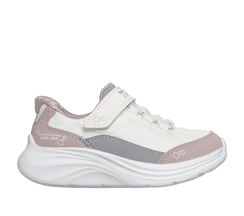 Skechers Slip-ins: Comfy Sprints – Cozy Fit Sneaker Wit/Lavendel | 304103N_WLV